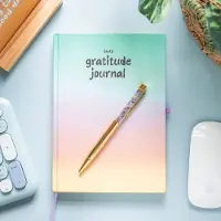 Something Different - Multicoloured Gratitude with Amethyst Pen Notitieboek - Multicolours