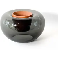 Werkwaardig Potvaas Zwart / Potvase Smoke - Dutch Design vaas bloempot - Klaas Kuiken - .