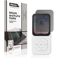 Dipos – Matte Privacy Screenprotector geschikt voor PECSU S2-New MP3-Player | Anti-Spy Beschermfolie