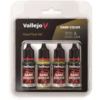 Vallejo Hobbyverf Acrylverf - 72392 Game Color - Dode Huidtinten Kleurenset - Acryl Set 4x Verf set - 4x 18 ml