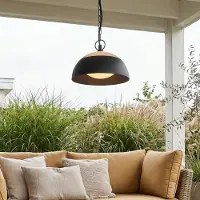 LumenXL Buiten hanglamp Jovi met geïntegreerde LEDs - zwart