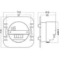 BES LED LED Trapspot - Brinton Stairflex - Inbouw Trapverlichting Rond Zwart - 2W 200lm - Warm Wit 3000K