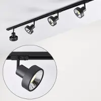 LumenXL Modern 1-fase railsysteem van 1,5 meter met Joel spots - plafondlamp