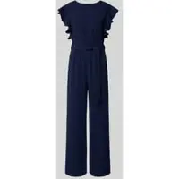 Apricot Jumpsuit met strikceintuur en steekzakken
