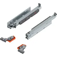 Siwitec Blum MOVENTO looprailsysteem met BLUMOTION 40 kg, soft-close, nominale lengte 500 mm, 760H5000S