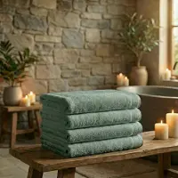 Mörgenn Deluxe Hotel Handdoeken - Sage Green -