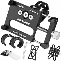 GUB G85 - Fiets Telefoonhouder - Aluminium - Zwart