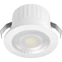 BES LED LED Veranda Spot Verlichting - Brinton Glowix - 3W 260 lm 38D - Helder/Koud Wit 6500K - Inbouw - Rond - Wit - Ø44mm Buitenmaat - Ø32mm Zaagmaat