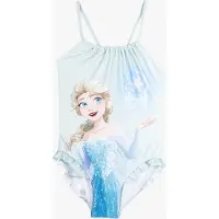 Disney Frozen Zwempak voor Meisjes Frozen Licht Blauw Maat 4 Jaar