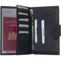 LeonDesign - Autopapieren etui - A6 mapje - Geschikt voor Kentekenbewijs - Portefeuille - Leer - Paars