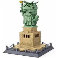 Wange Statue of Liberty Bouwset – Mini Blokken Bouwpakket – Vrijheidsbeeld Model – Creatieve DIY Set voor Volwassenen & Kinderen