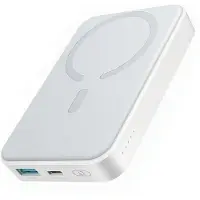 JOYROOM JR-W020, 10000 mAh, lithium-ion (Li-ion), snelladen, draadloos opladen, 3,85 V, wit