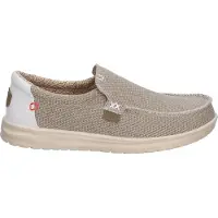 HEY DUDE Mikka Braided Slip-On Sneakers Heren Beige - Wit 45