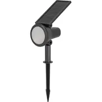 Eglo Prikspot met Solar | Rond | Zwart | Sambuco | 3000K | Dimbaar | 3W