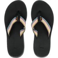 Teva Teenslipper 'VOYA' azuur / limoen / lichtroze / zwart / wit