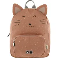 Trixie Rugzak - Mrs. Cat - Schooltas Waterafstotend - Boekentas voor Kind - Voor Jongens en Meisjes - Geschikt als Gymtas - Roze - Kat