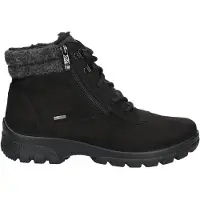 Ara Veterlaarsjes 'Schnürstiefel Damen 12-49309-01 Textil in schwarz' zwart