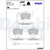 Delphi Remblokset LP3934