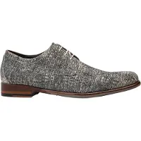 Floris van Bommel Veterschoen ' DE DRAVER 03 ' beige / antraciet