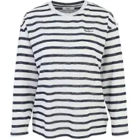Pepe Jeans Shirt 'Marlen' donkerblauw / natuurwit