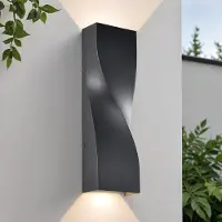 LumenXL Industriële wandlamp buiten Aurelia - antraciet