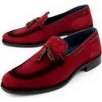 Purapiel Mocassin Moretto2 Rood