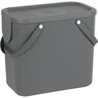 Rotho Albula afvalscheiders - BPA vrij - 25L - zwart