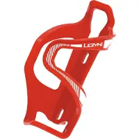Lezyne Flow Cage SL Enhanced Bottle Carrier Side Entry (Left Side) Red
