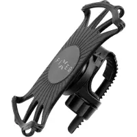 FIXED Bikee 2 - Telefoonhouder fiets - 360 graden draaibaar - Universeel - Zwart