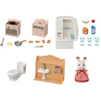 Sylvanian Families Set Motherhouse Accessories Figures Beige Kinderen