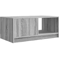 vidaXL Salontafel Grijs sonoma 90 x 50 x 37 cm Bewerkt hout