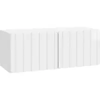 vidaXL Wandmontage TV-kast 78,5 x 31 x 30 cm Hoogglans Wit