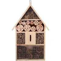 OEM XXL insectenhotel van hout voor vogels en insecten, met natuurlijke nesten - ongeveer 48 x 31 x 10 cm