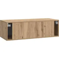 vidaXL Wandmontage TV-kast 98 x 41 x 30 cm Artisanaal eiken