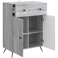 vidaXL Dressoir Grijs sonoma 66 x 34,5 x 90 cm Bewerkt hout