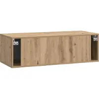vidaXL Wandmontage TV-kast 98 x 41 x 30 cm Artisanaal eiken