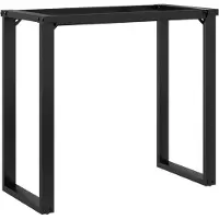 vidaXL Eettafelpoten O-frame 80x40x73 cm staal