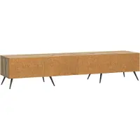 vidaXL TV Kast 147 x 34,5 x 30 cm Artisanaal eiken Bewerkt hout