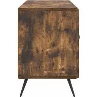 vidaXL TV Kast Gerookt eiken 99 x 34,5 x 50 cm Bewerkt hout
