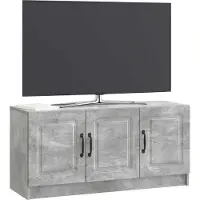 vidaXL TV Kast Betongrijs 99 x 34,5 x 47 cm Bewerkt hout