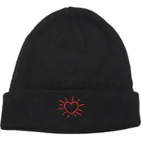 Mister tee Muts 'Glowing Heart' rood / zwart