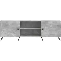 vidaXL TV Kast Betongrijs 150 x 31 x 50 cm Bewerkt hout