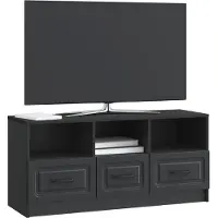 vidaXL TV Kast met lade Zwart 102 x 34,5 x 47 cm Bewerkt hout