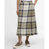 Barbour Dames Ballina Midi rok veelkleurig (S), Casual, Lyocell LSK0161