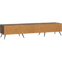 vidaXL TV Kast met lade Gerookt eiken 147 x 34,5 x 30 cm Bewerkt hout