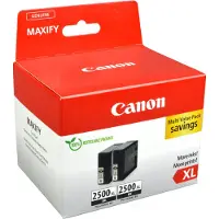 Canon PGI-2500XL Twin pack Inktcartridge Zwart Multipack