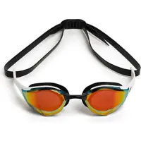 Arena Cobra Edge Swipe Mirrored Goggles Yellow White Black