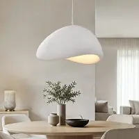 LumenXL Wabi Sabi hanglamp Cemento wit steeneffect - 80 x 64 cm