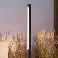 LumenXL Staande buitenlamp Corten 90 cm – zwart met geïntegreerde LED