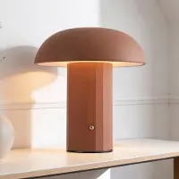 LumenXL Draadloze tafellamp Noma in mokka bruin met dimbaar en instelbaar licht
